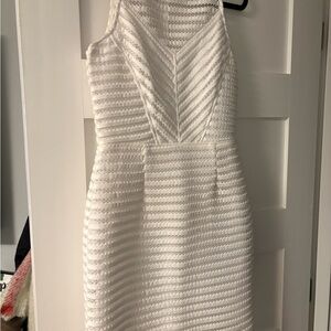 Missguided+ Textured White Midi Dress